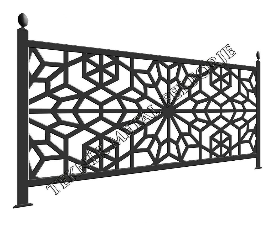 Modern Tasarım Fransız Balkon Modeli
